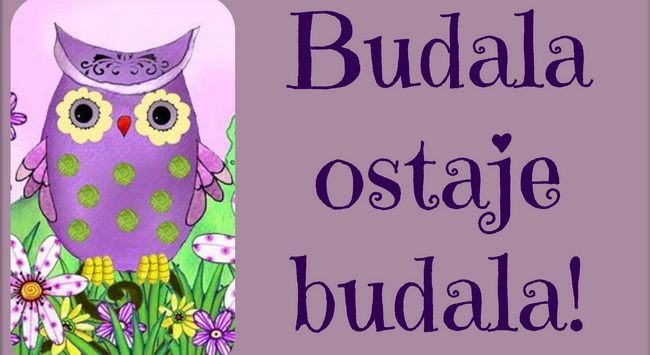 Budala ostaje budala