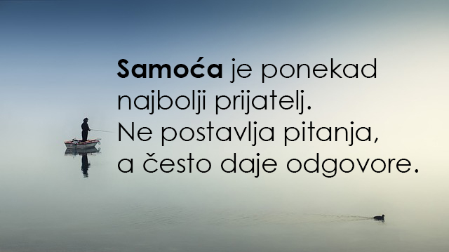 Ponekad je bolje samo pustiti stvari, pustiti ljude da odu i ne boriti se