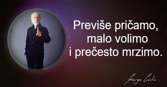 Dvadeset oštroumnih i ciničnih izreka Džordža Karlina