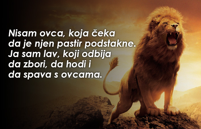 Nisam na ovaj svijet došao da bi bio poražen