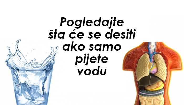 Evo šta će se dogoditi vašem tijelu ako sva pića zamijenite vodom