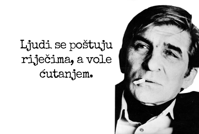 Ljudi se poštuju riječima, a vole ćutanjem: Neponovljivi Miroslav Mika Antić!
