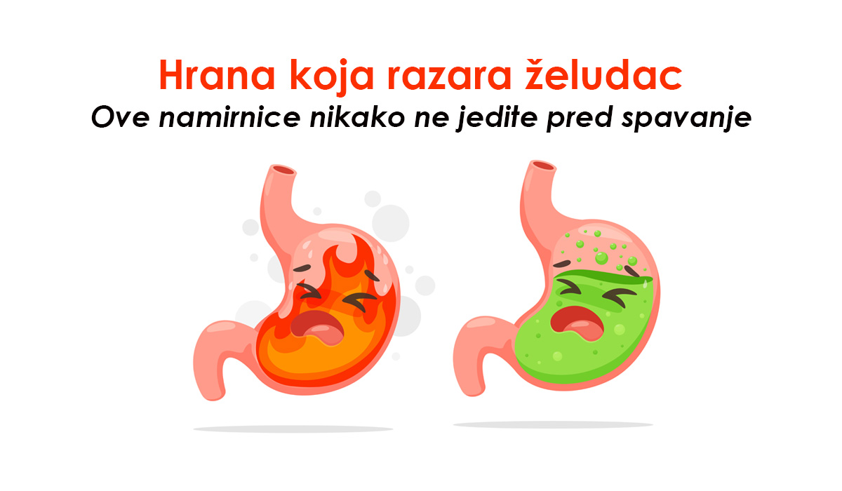 Hrana koja razara želudac: Ove namirnice nikako ne jedite pred spavanje!